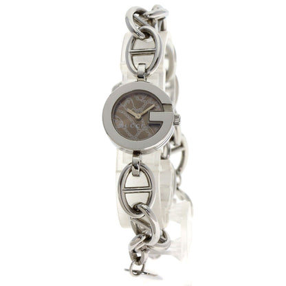 GUCCI Charm watch Watches 107 Stainless Steel/Stainless Steel Ladies