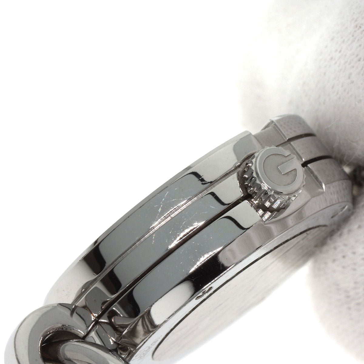 GUCCI Charm watch Watches 107 Stainless Steel/Stainless Steel Ladies