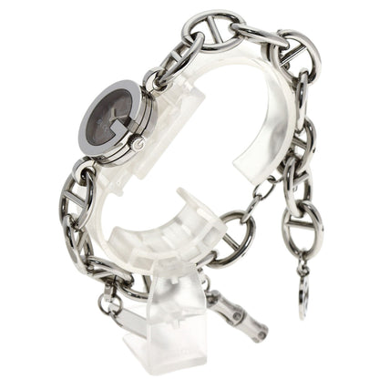 GUCCI Charm watch Watches 107 Stainless Steel/Stainless Steel Ladies