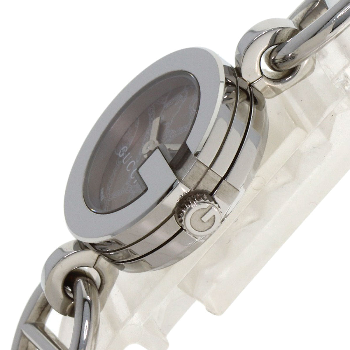 GUCCI Charm watch Watches 107 Stainless Steel/Stainless Steel Ladies
