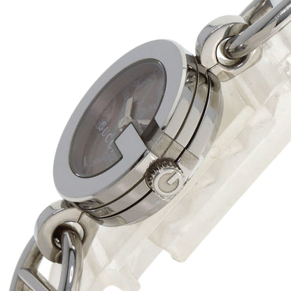 GUCCI Charm watch Watches 107 Stainless Steel/Stainless Steel Ladies