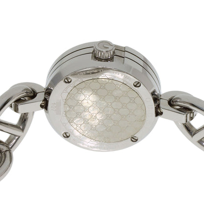 GUCCI Charm watch Watches 107 Stainless Steel/Stainless Steel Ladies