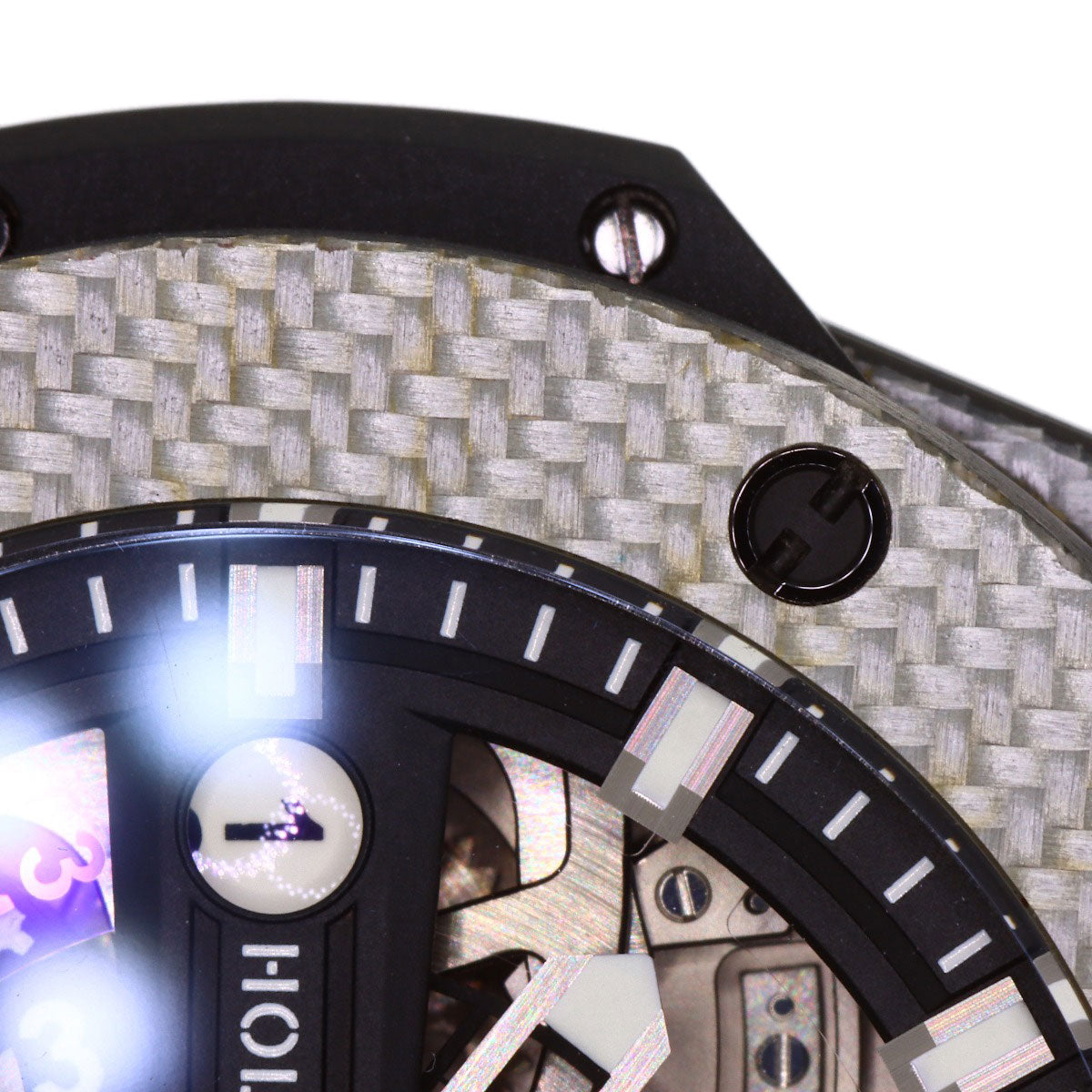 HUBLOT Big Bang Unico Golf Watches 416.YS.1120VR carbon/Rubber mens