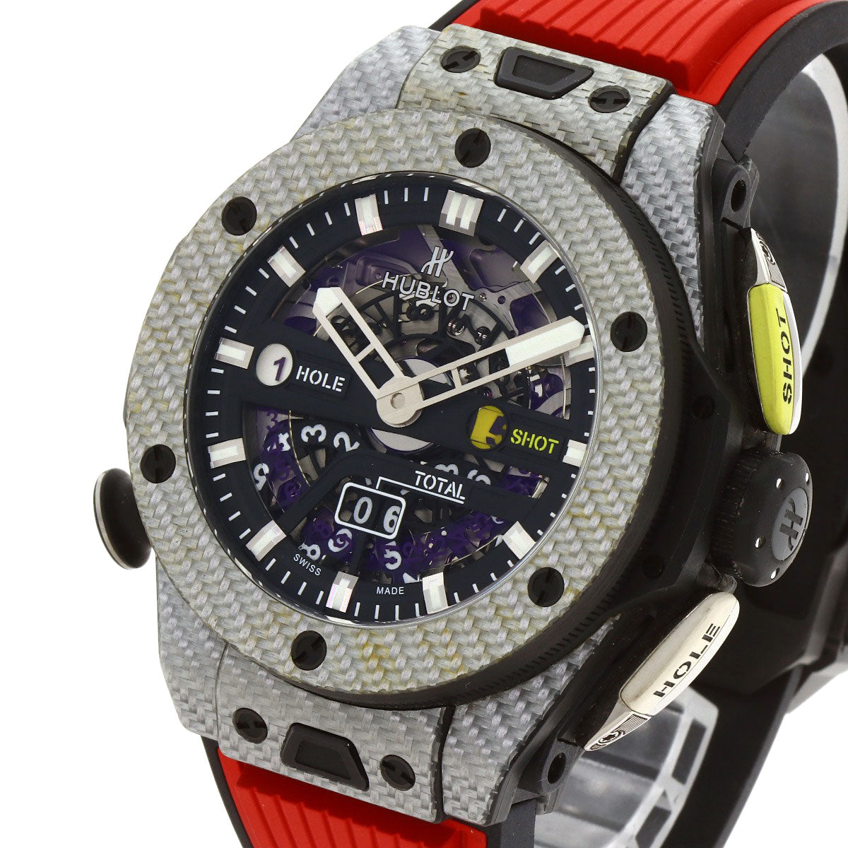HUBLOT Big Bang Unico Golf Watches 416.YS.1120VR carbon/Rubber mens