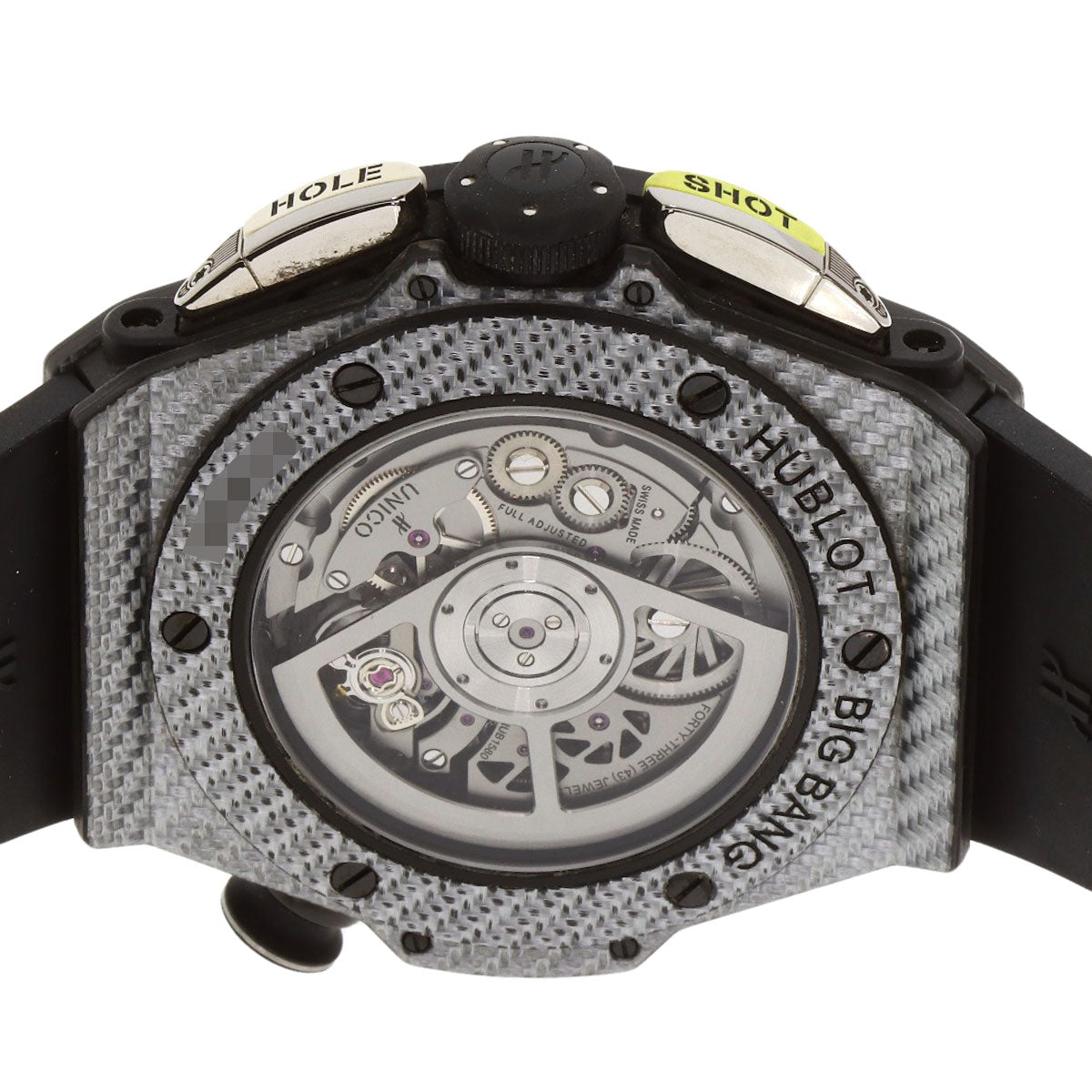 HUBLOT Big Bang Unico Golf Watches 416.YS.1120VR carbon/Rubber mens