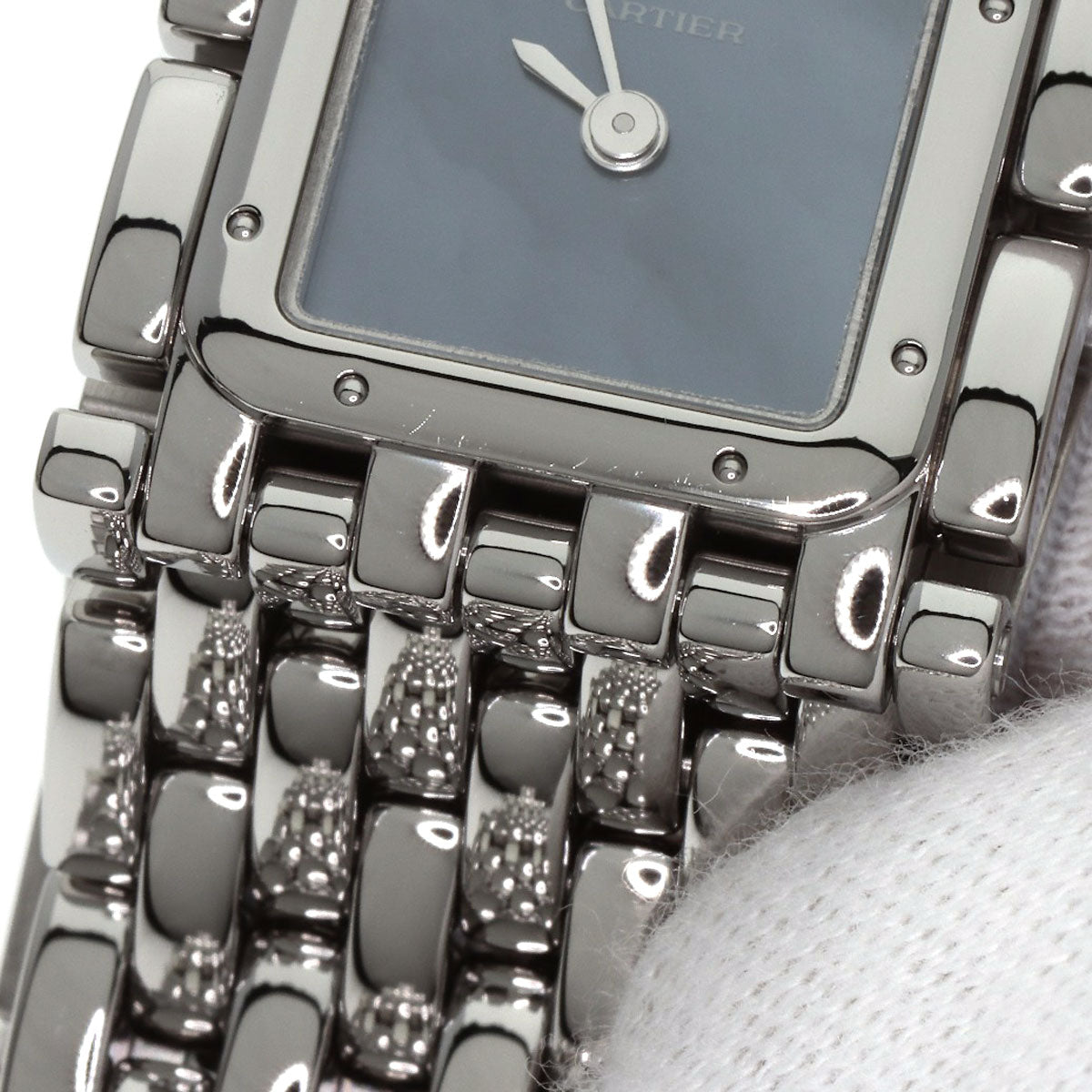 CARTIER PANTHERE Ryuban Watches W61002T9 Stainless Steel/Stainless Steel Ladies