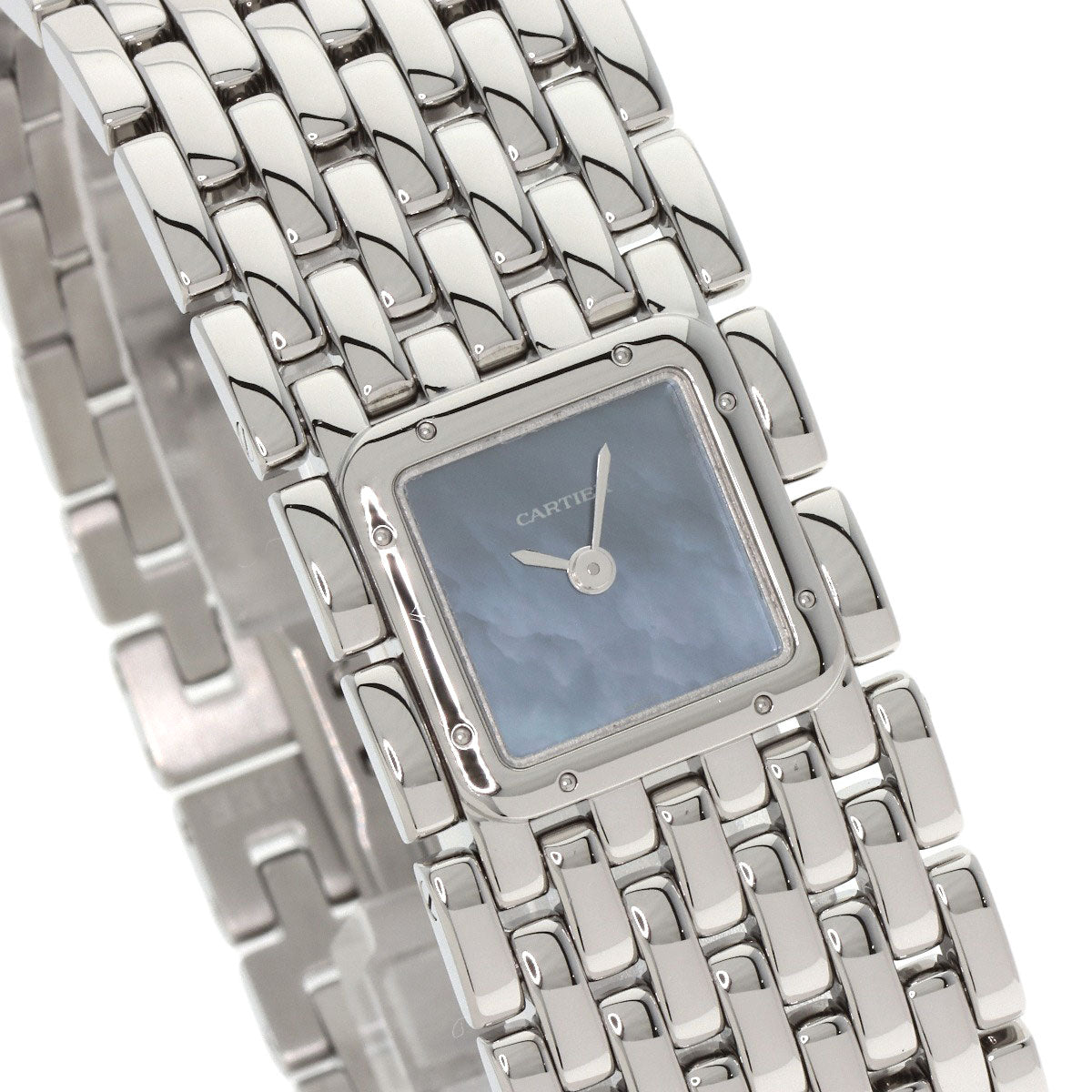 CARTIER PANTHERE Ryuban Watches W61002T9 Stainless Steel/Stainless Steel Ladies