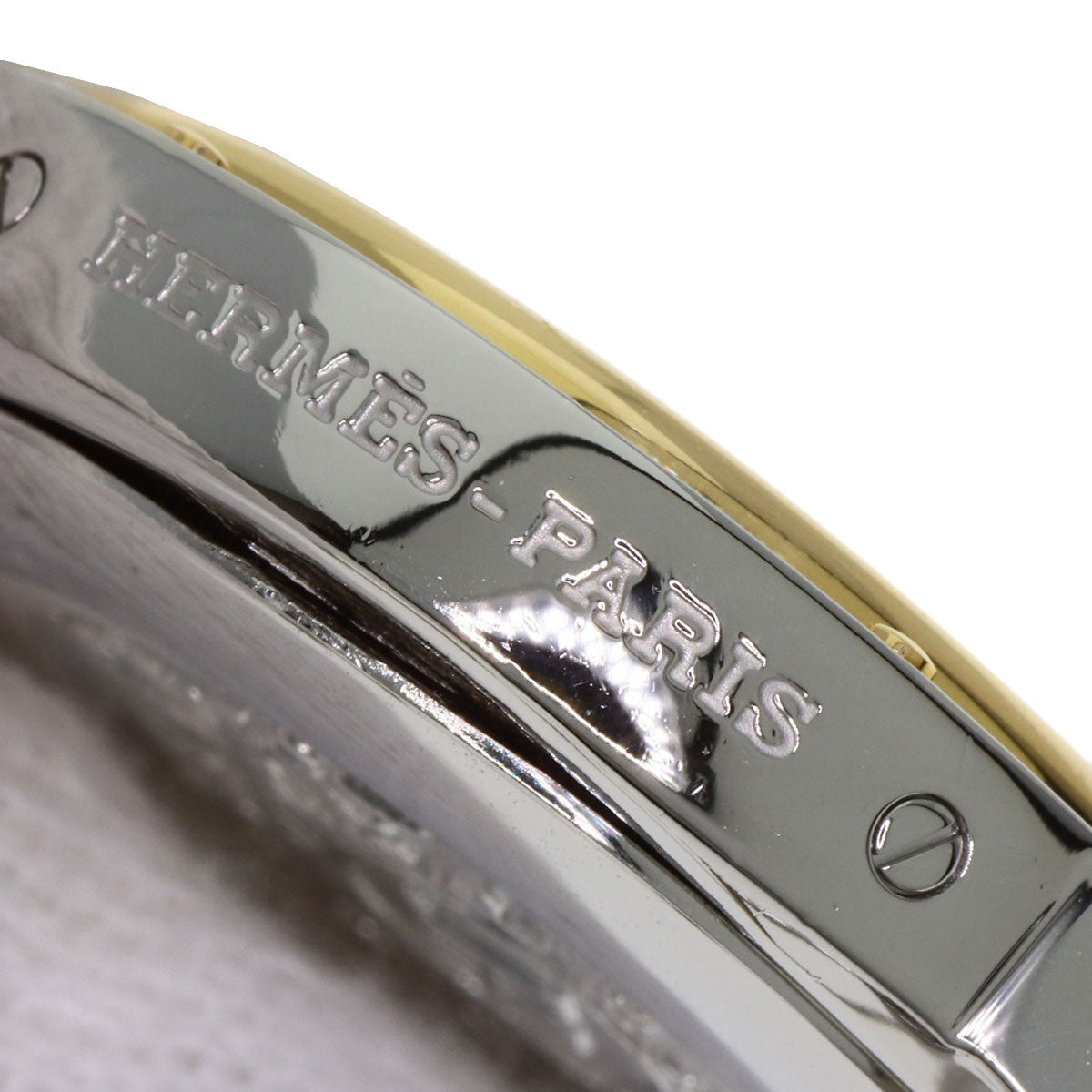 HERMES Clipper Classic Watches CP1.320 Stainless Steel/SSxGP mens