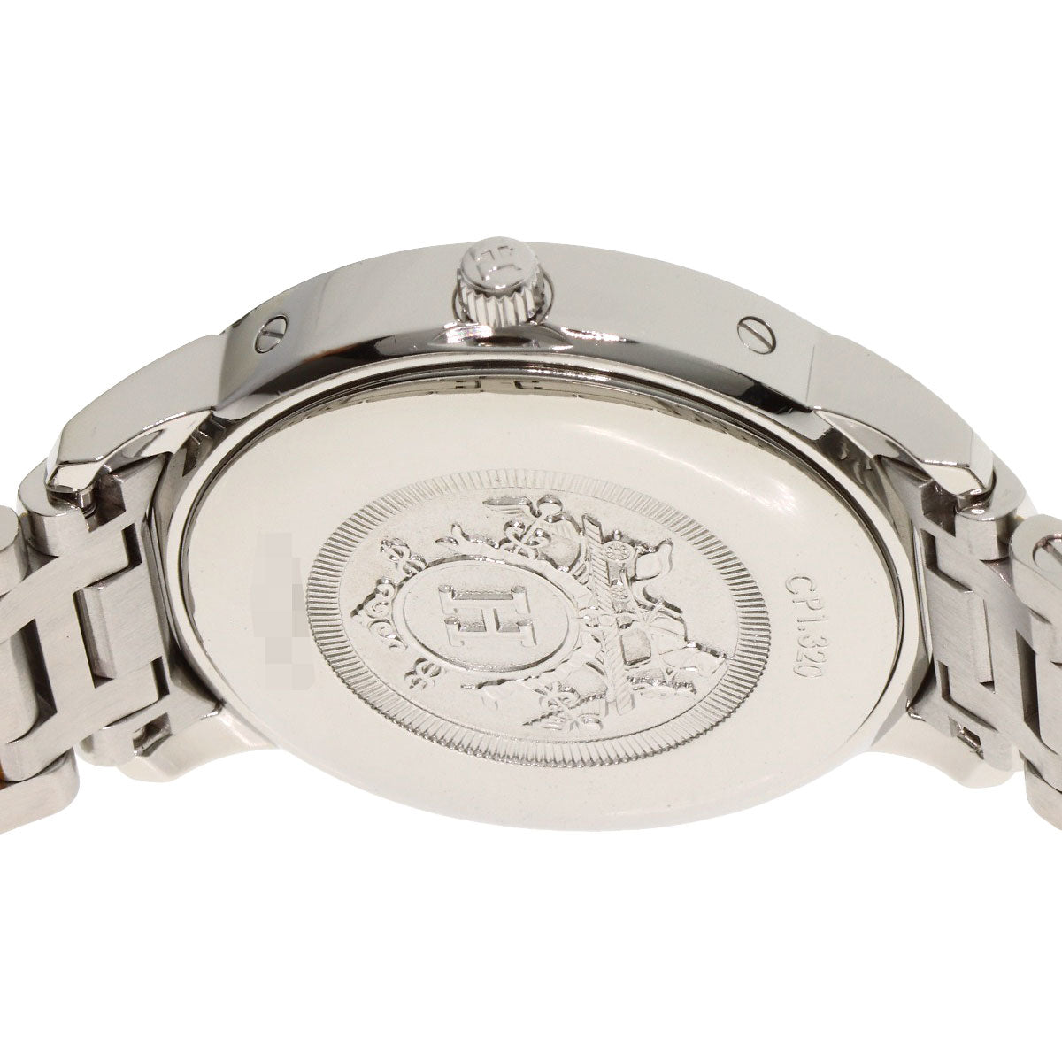 HERMES Clipper Classic Watches CP1.320 Stainless Steel/SSxGP mens