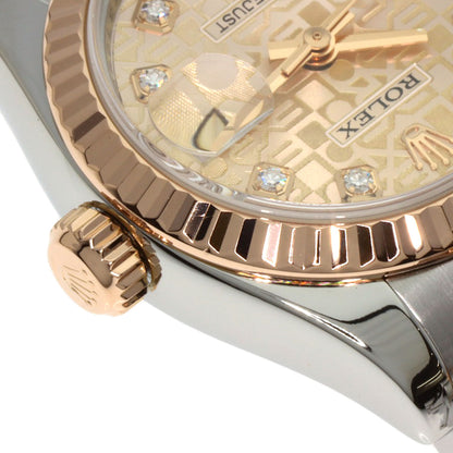 ROLEX DATEJUST 10P Diamond Watches 179171G Stainless Steel/SSxK18PG Ladies