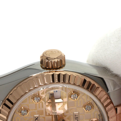 ROLEX DATEJUST 10P Diamond Watches 179171G Stainless Steel/SSxK18PG Ladies