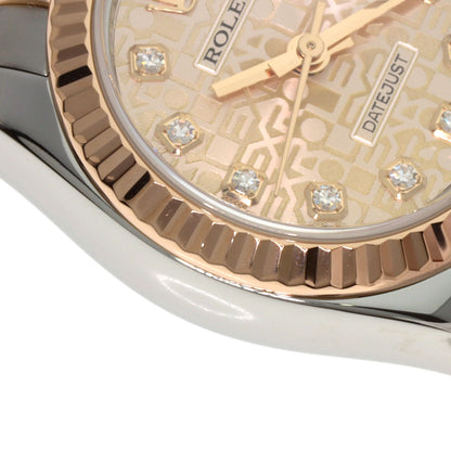 ROLEX DATEJUST 10P Diamond Watches 179171G Stainless Steel/SSxK18PG Ladies