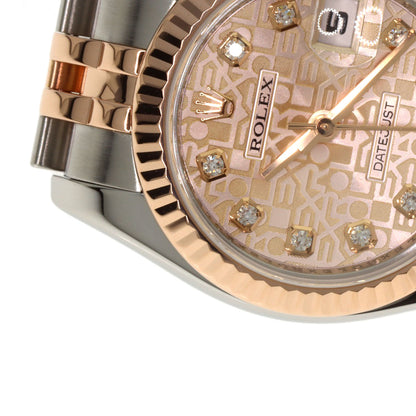 ROLEX DATEJUST 10P Diamond Watches 179171G Stainless Steel/SSxK18PG Ladies