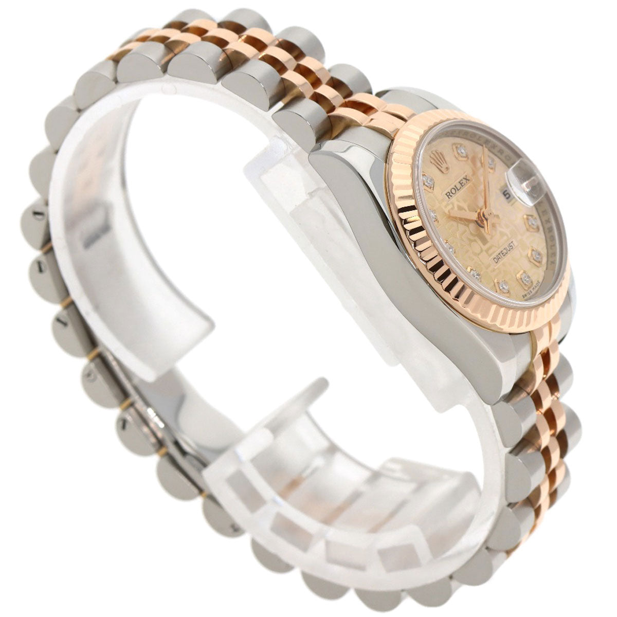 ROLEX DATEJUST 10P Diamond Watches 179171G Stainless Steel/SSxK18PG Ladies