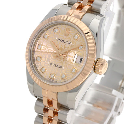 ROLEX DATEJUST 10P Diamond Watches 179171G Stainless Steel/SSxK18PG Ladies