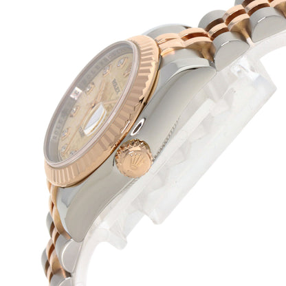 ROLEX DATEJUST 10P Diamond Watches 179171G Stainless Steel/SSxK18PG Ladies