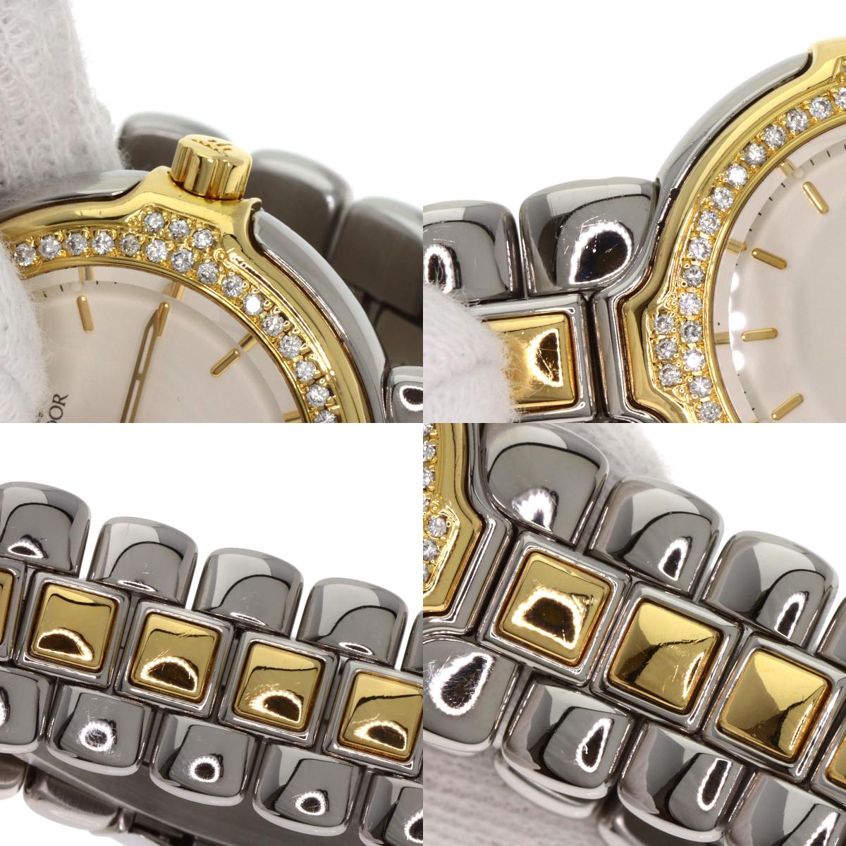 SEIKO CREDOR DiamondBezel Watches GSAB004 Stainless Steel/SSxK18YG Ladies