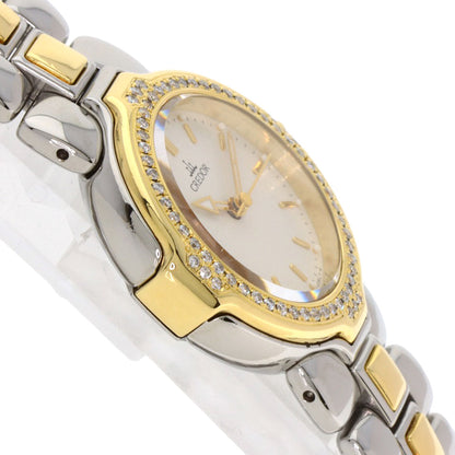 SEIKO CREDOR DiamondBezel Watches GSAB004 Stainless Steel/SSxK18YG Ladies