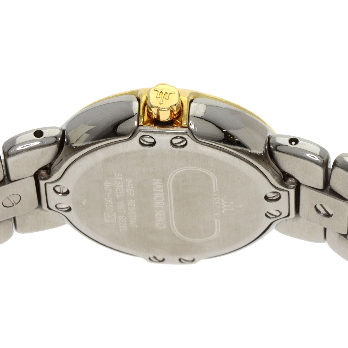 SEIKO CREDOR DiamondBezel Watches GSAB004 Stainless Steel/SSxK18YG Ladies