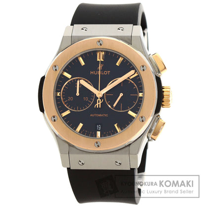 HUBLOT Classic Fusion Chronograph King Gold Watches 521.N0.1181.RX Titanium/Rubber mens