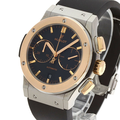 HUBLOT Classic Fusion Chronograph King Gold Watches 521.N0.1181.RX Titanium/Rubber mens