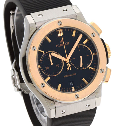 HUBLOT Classic Fusion Chronograph King Gold Watches 521.N0.1181.RX Titanium/Rubber mens