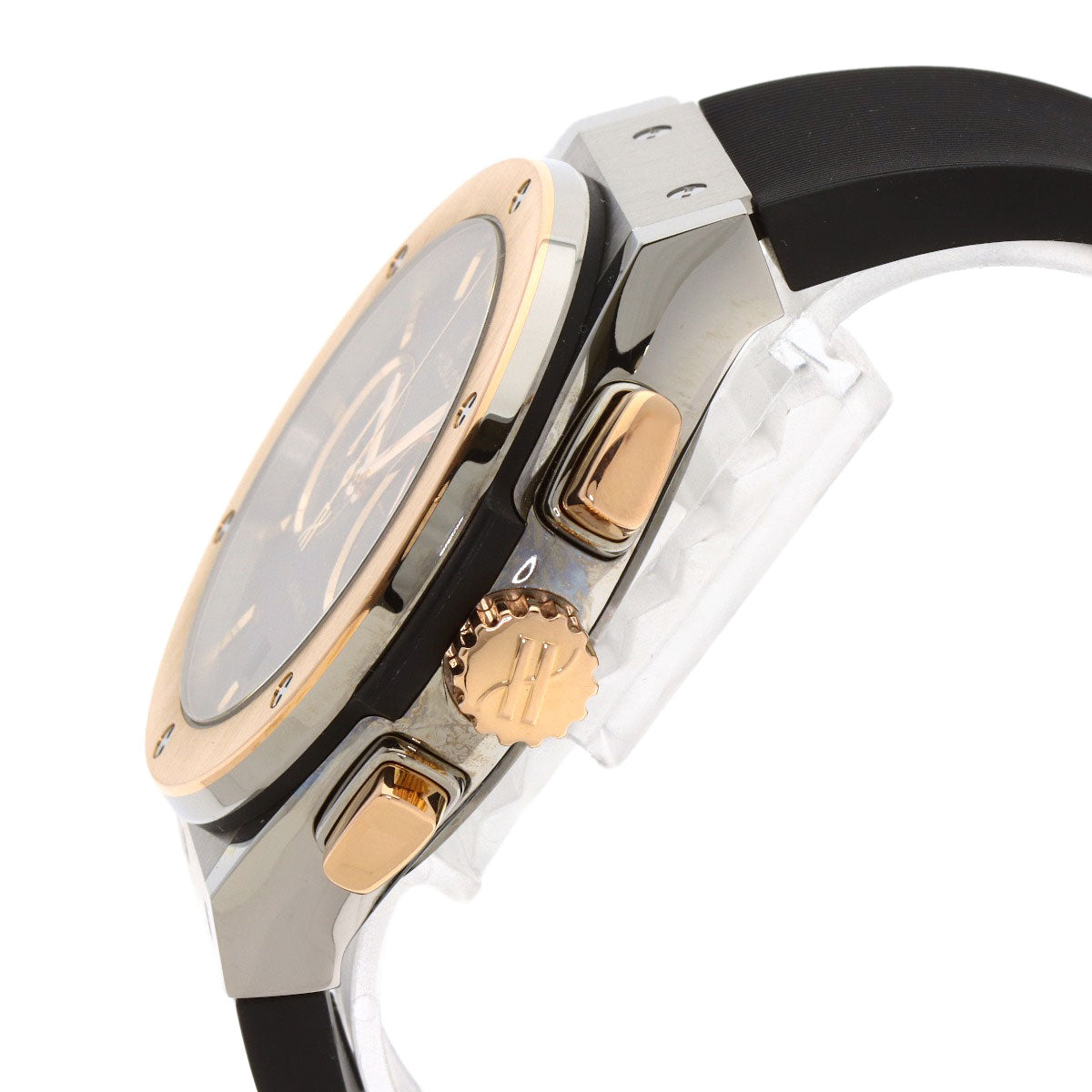 HUBLOT Classic Fusion Chronograph King Gold Watches 521.N0.1181.RX Titanium/Rubber mens