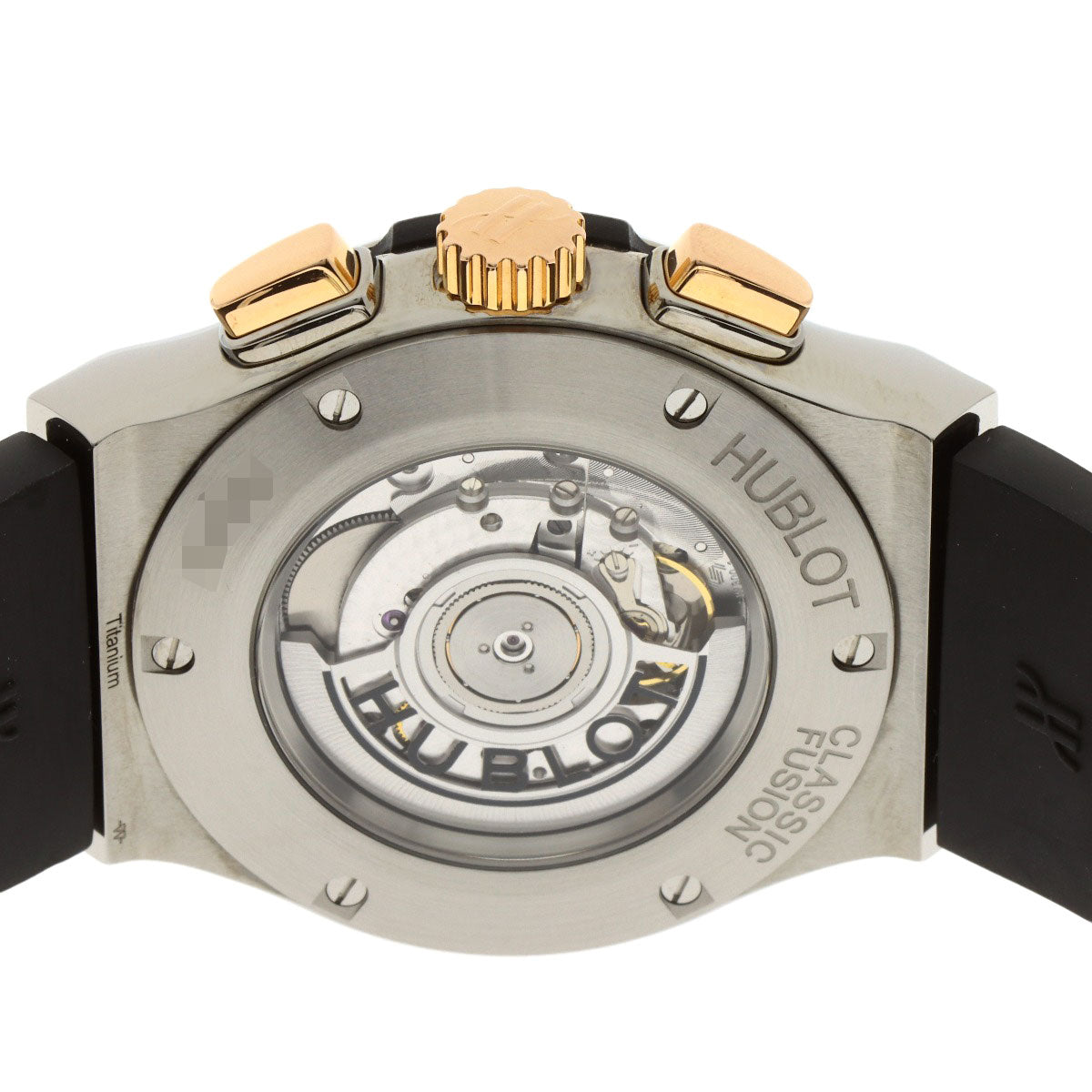 HUBLOT Classic Fusion Chronograph King Gold Watches 521.N0.1181.RX Titanium/Rubber mens