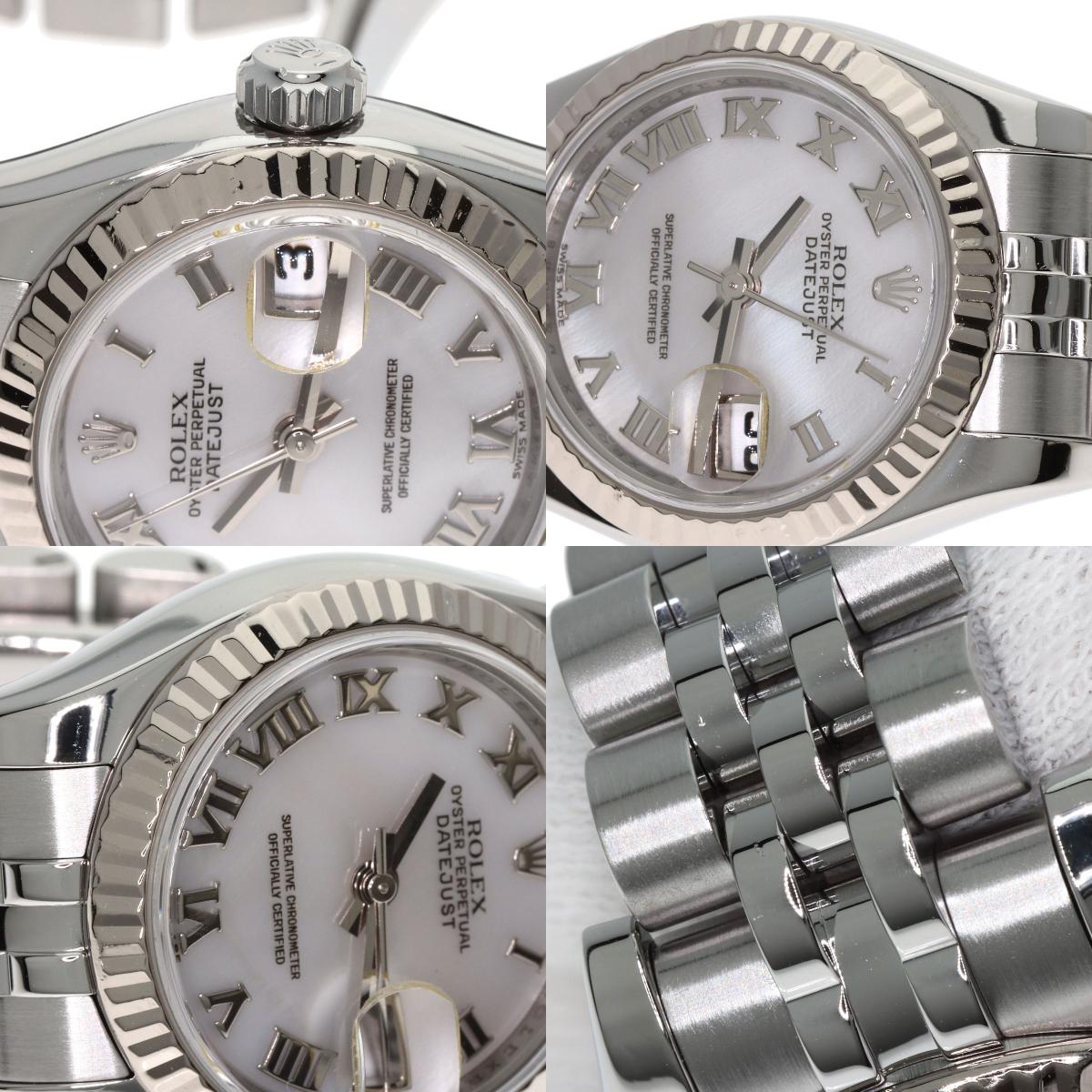 ROLEX DATEJUST 10P Diamond Watches 179174NR Stainless Steel/Stainless Steel Ladies