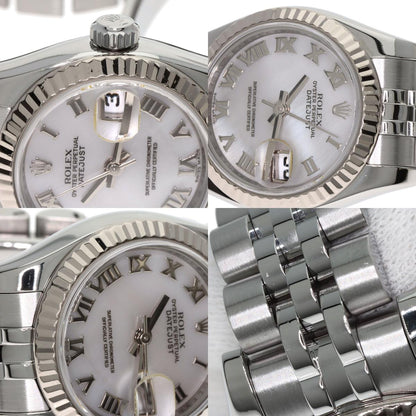 ROLEX DATEJUST 10P Diamond Watches 179174NR Stainless Steel/Stainless Steel Ladies