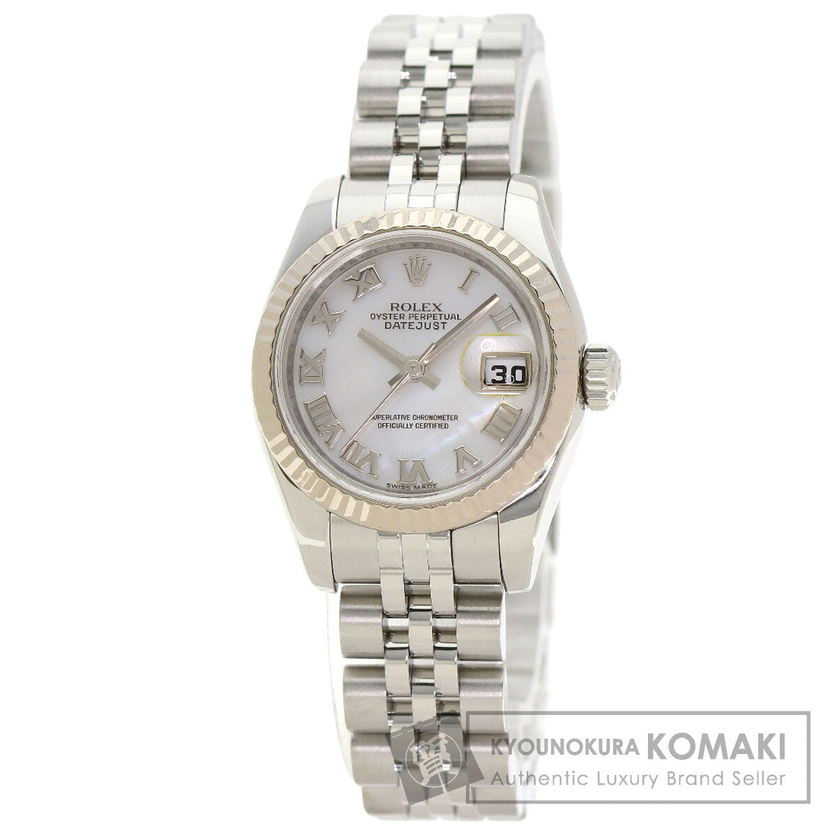 ROLEX DATEJUST 10P Diamond Watches 179174NR Stainless Steel/Stainless Steel Ladies