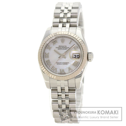 ROLEX DATEJUST 10P Diamond Watches 179174NR Stainless Steel/Stainless Steel Ladies