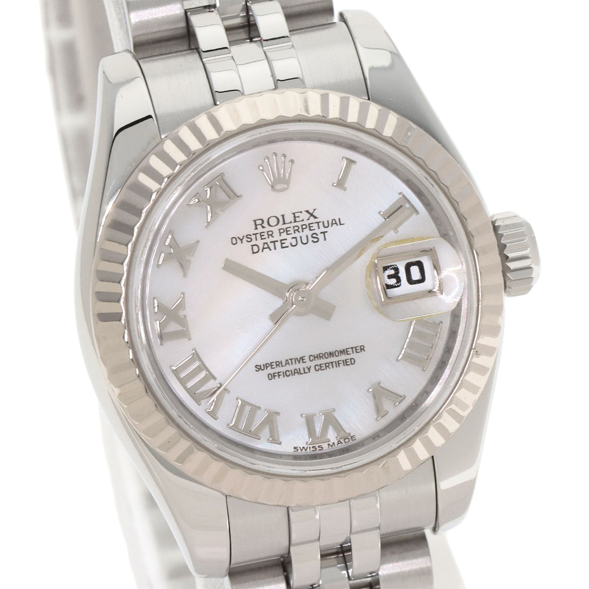 ROLEX DATEJUST 10P Diamond Watches 179174NR Stainless Steel/Stainless Steel Ladies