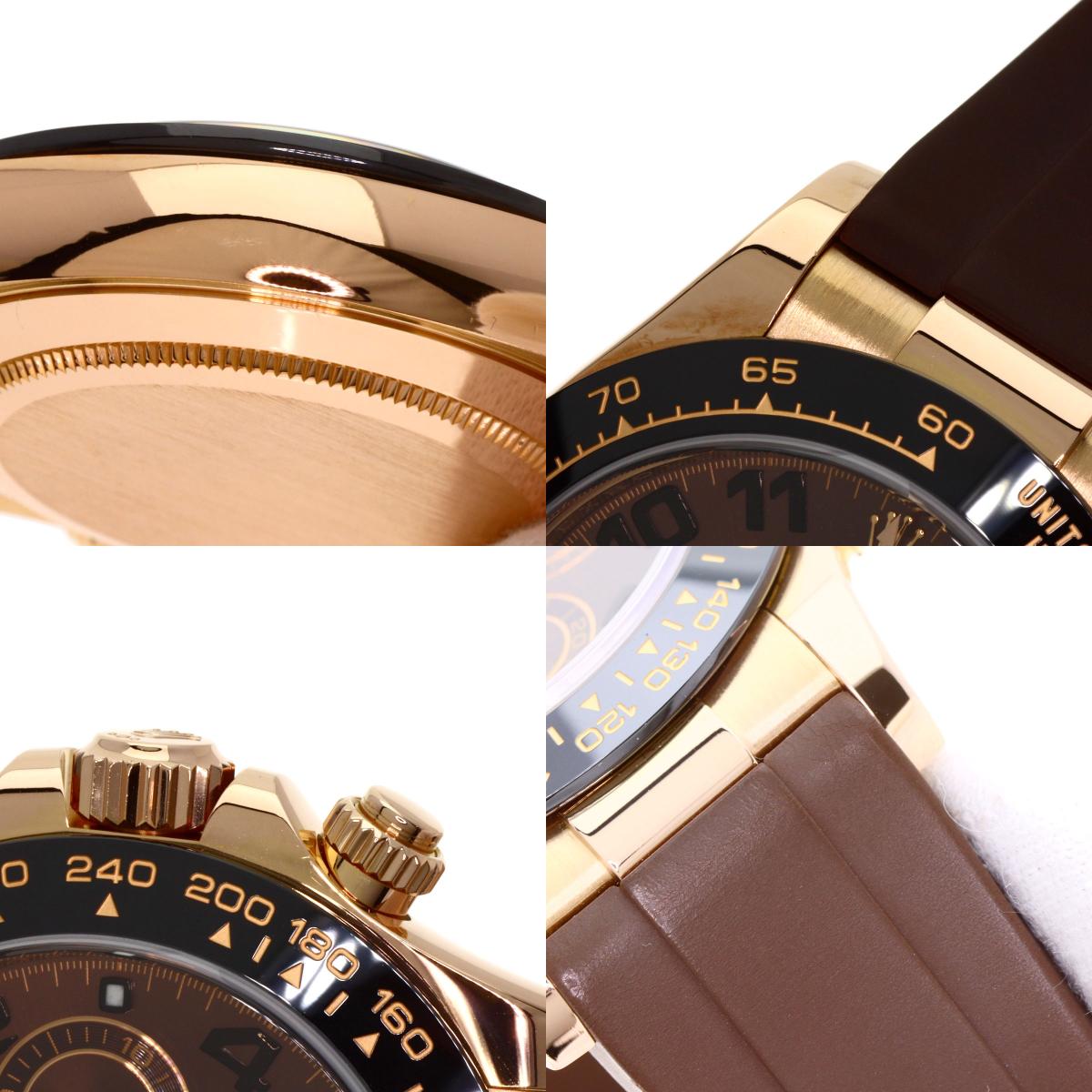 ROLEX Cosmograph Daytona Watches 116515LN K18 Pink Gold/Rubber mens