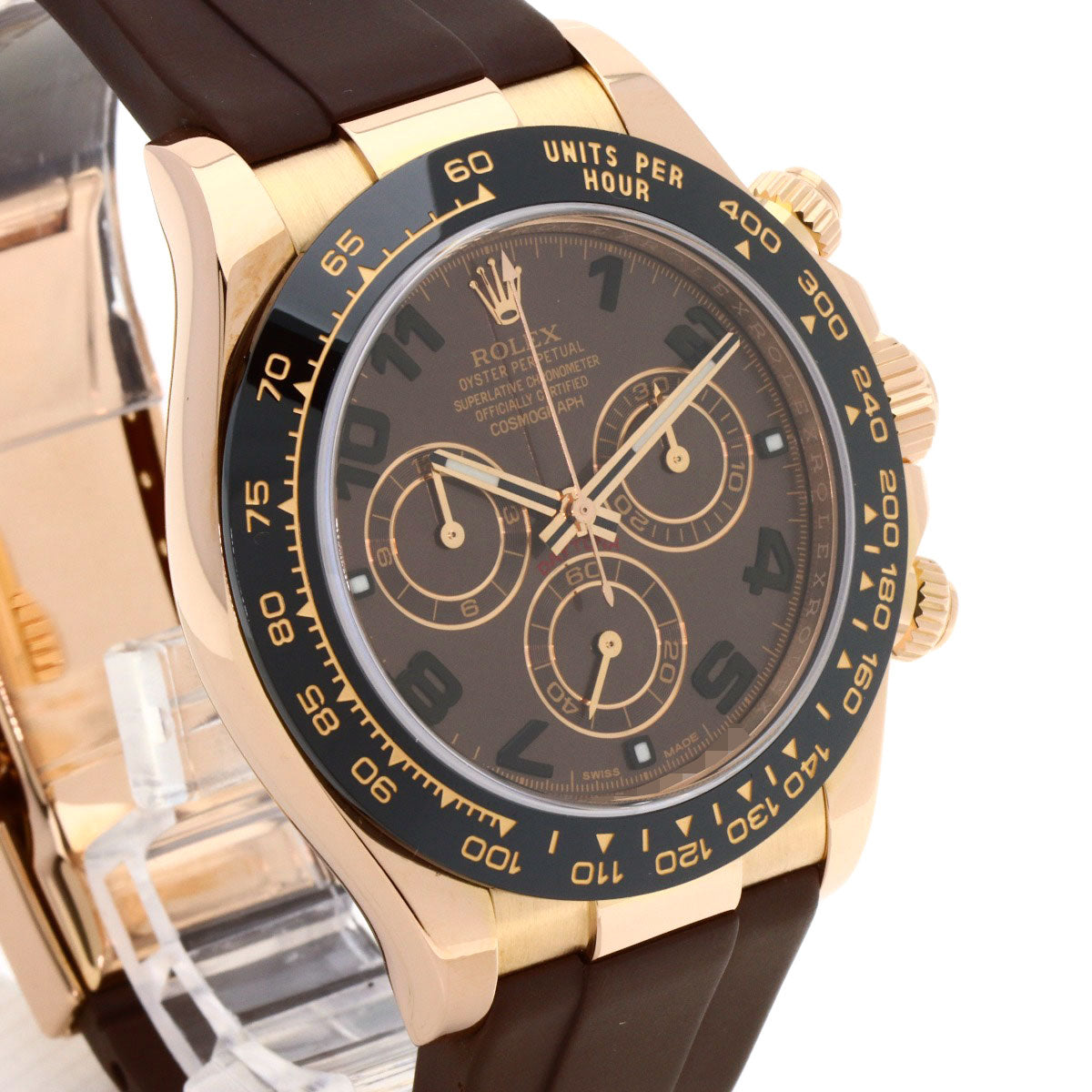 ROLEX Cosmograph Daytona Watches 116515LN K18 Pink Gold/Rubber mens