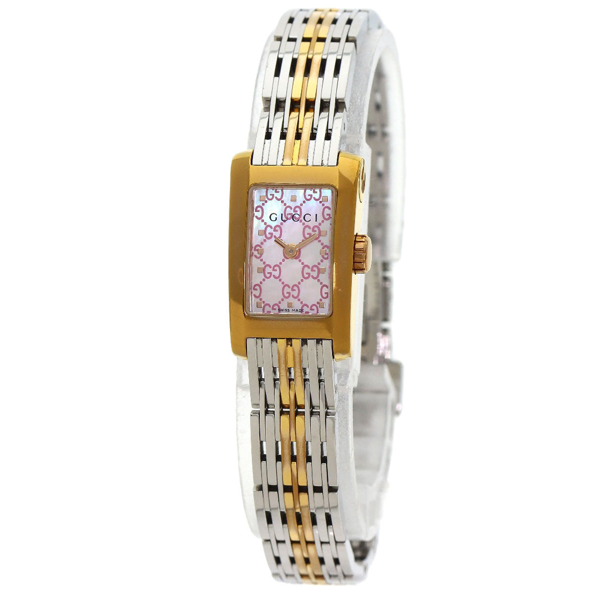 GUCCI G Metro Watches 8600L Gold Plated/SSxGP Ladies