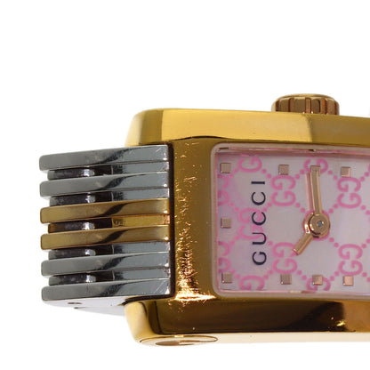 GUCCI G Metro Watches 8600L Gold Plated/SSxGP Ladies