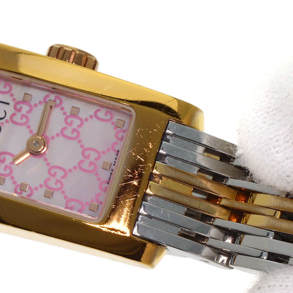 GUCCI G Metro Watches 8600L Gold Plated/SSxGP Ladies