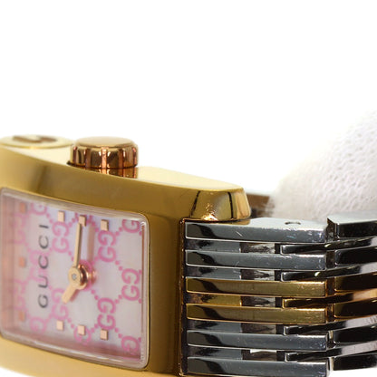 GUCCI G Metro Watches 8600L Gold Plated/SSxGP Ladies