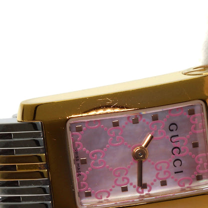 GUCCI G Metro Watches 8600L Gold Plated/SSxGP Ladies