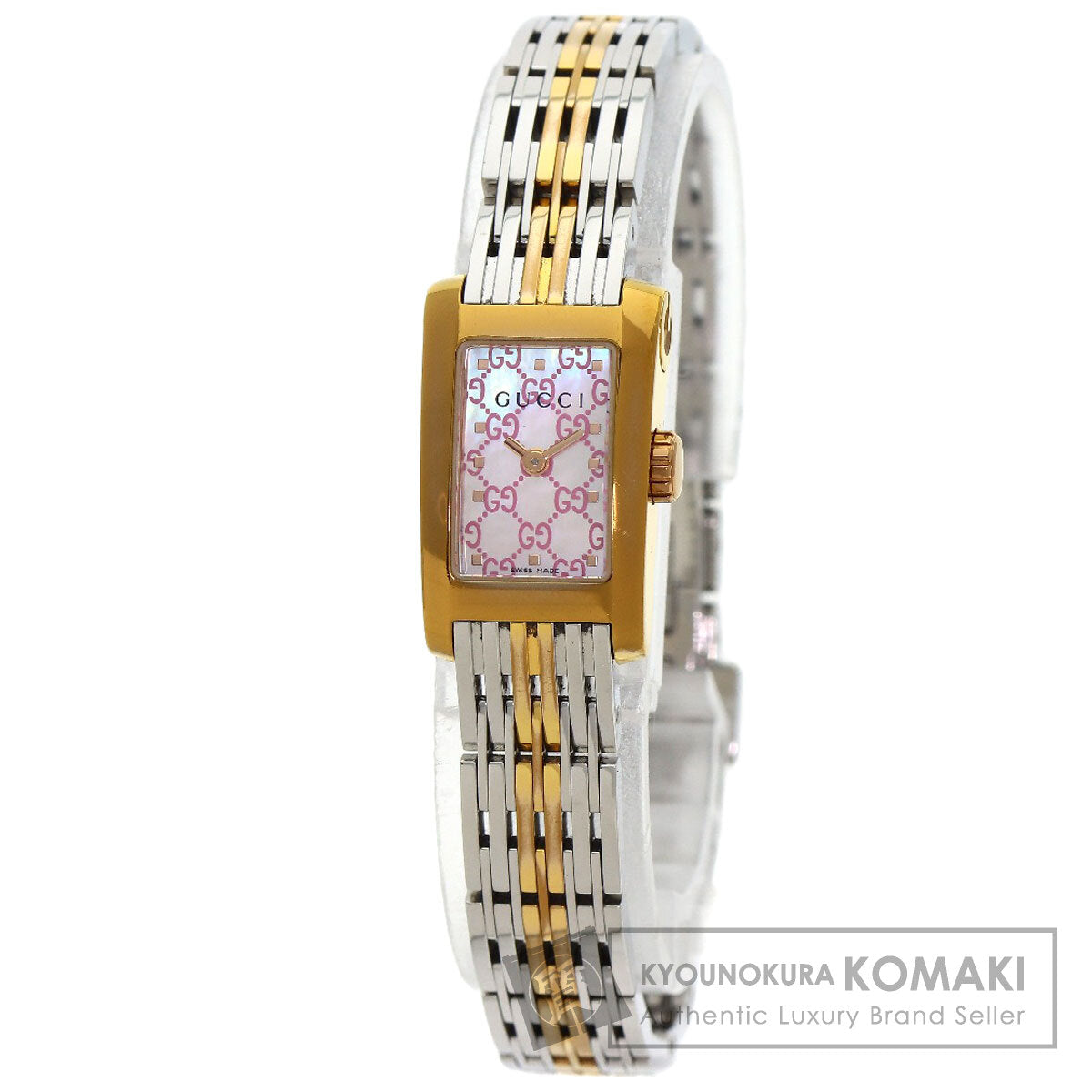 GUCCI G Metro Watches 8600L Gold Plated/SSxGP Ladies