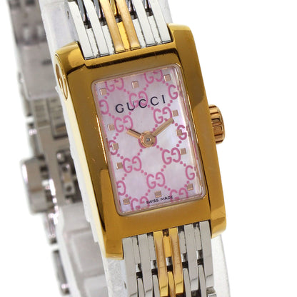 GUCCI G Metro Watches 8600L Gold Plated/SSxGP Ladies