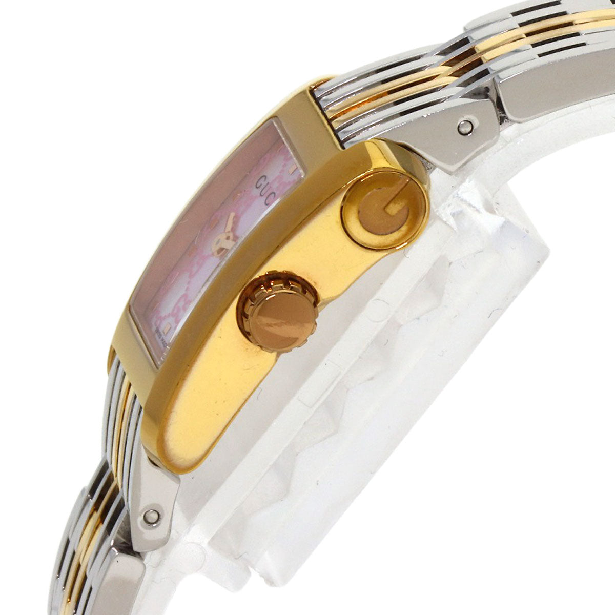 GUCCI G Metro Watches 8600L Gold Plated/SSxGP Ladies