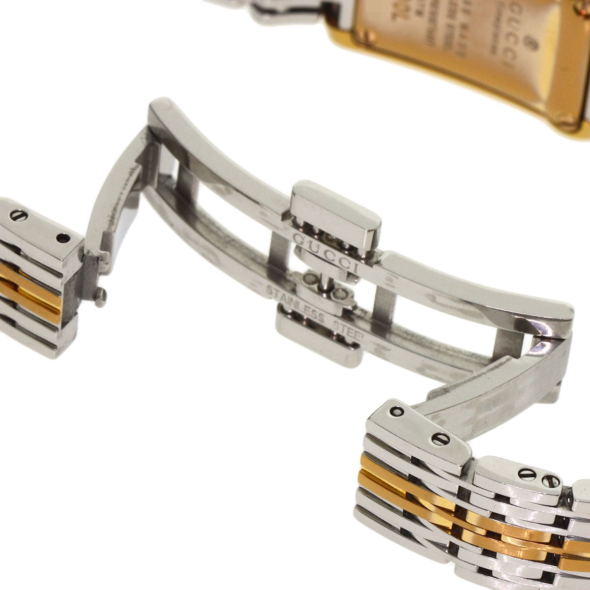 GUCCI G Metro Watches 8600L Gold Plated/SSxGP Ladies
