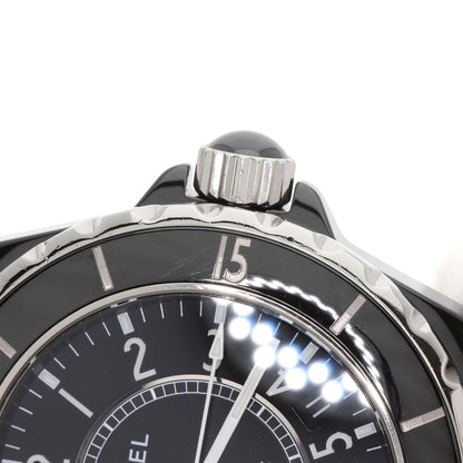 CHANEL J12 1.5" Black Ceramic Watches H0685 Ceramic/Ceramic mens