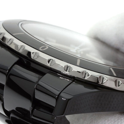 CHANEL J12 1.5" Black Ceramic Watches H0685 Ceramic/Ceramic mens