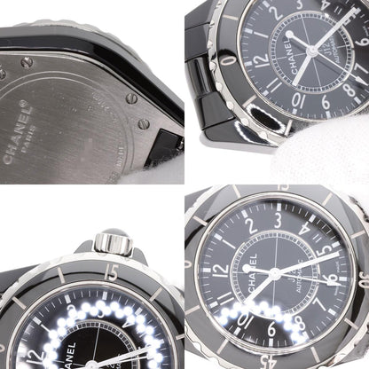 CHANEL J12 1.5" Black Ceramic Watches H0685 Ceramic/Ceramic mens