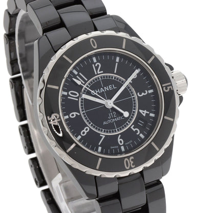 CHANEL J12 1.5" Black Ceramic Watches H0685 Ceramic/Ceramic mens
