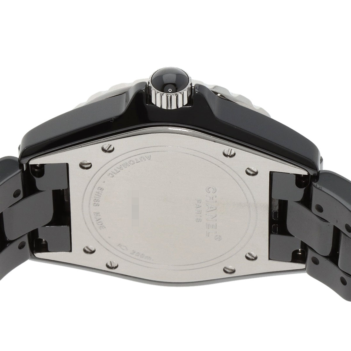 CHANEL J12 1.5" Black Ceramic Watches H0685 Ceramic/Ceramic mens