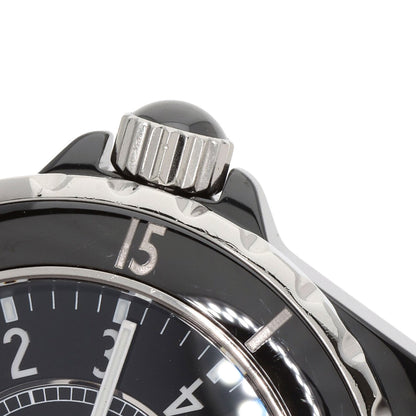 CHANEL J12 1.5" Black Ceramic Watches H0685 Ceramic/Ceramic mens
